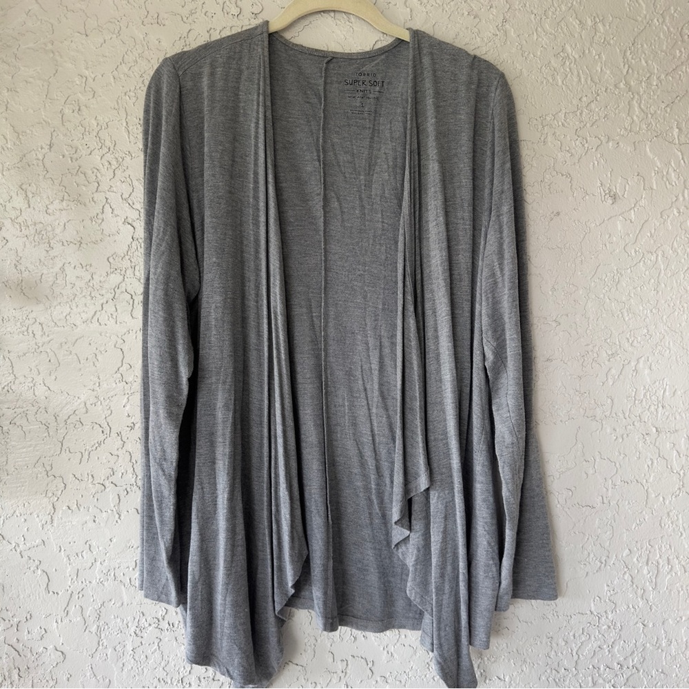 Torrid Super Soft Cardigan Drape Front size 1